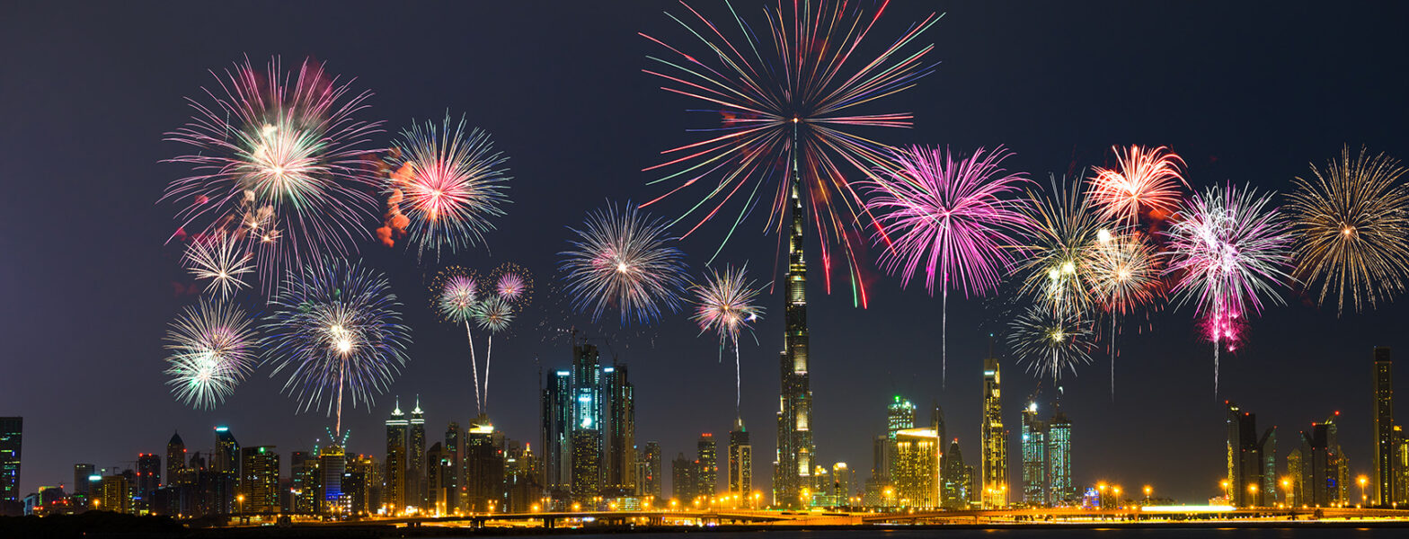 Dubai new year fireworks 2026