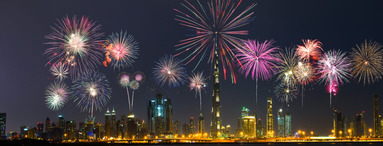 Dubai new year fireworks 2026
