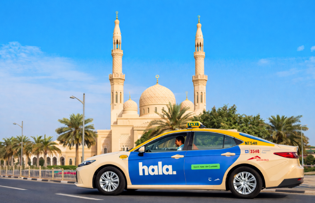 Hala Taxi near Mosque