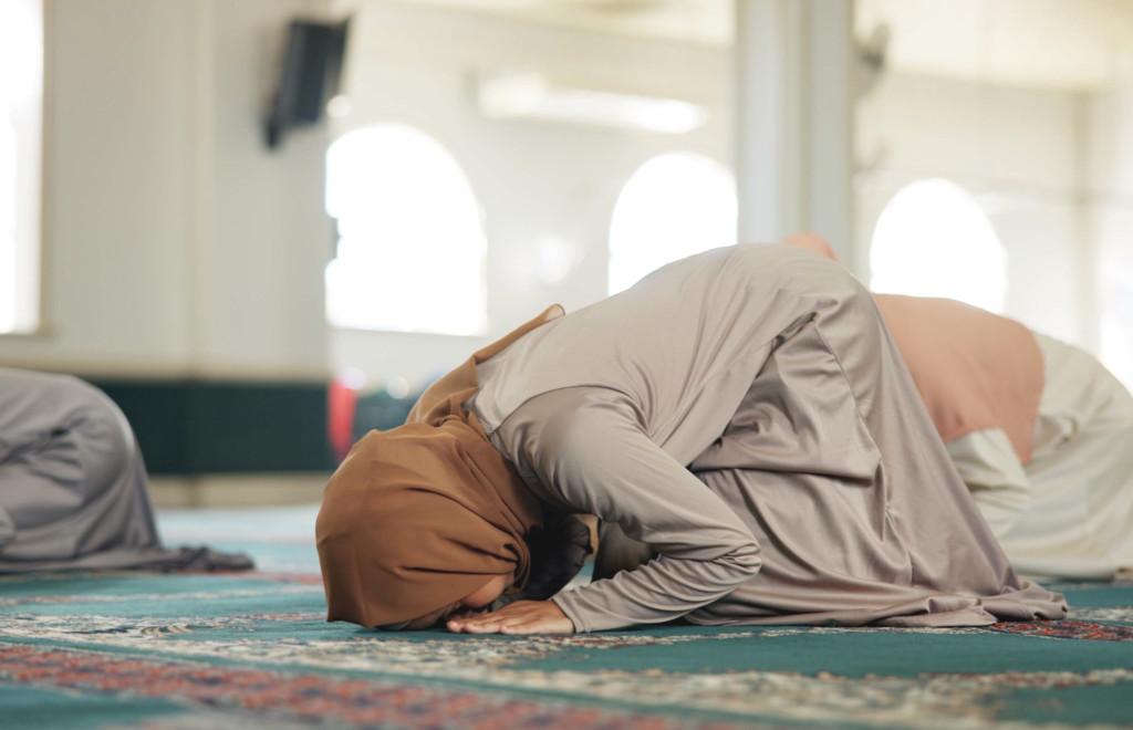 Ramadan Prayer in Mosque