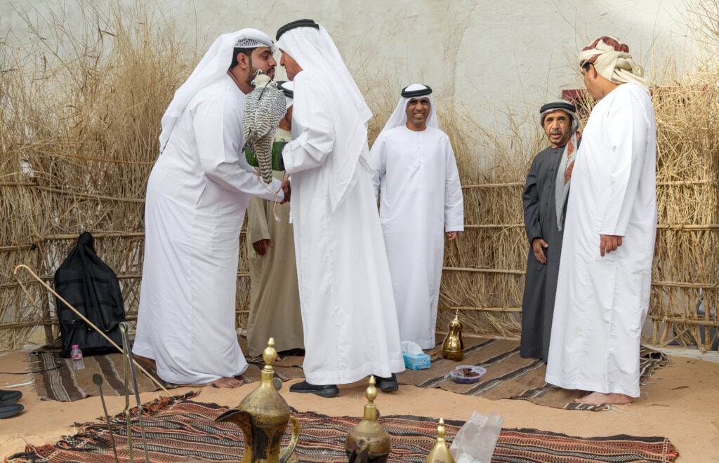 Greeting Each Other Eid Mubarak